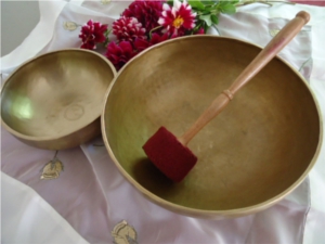 Singing bowl for touch 4 healing